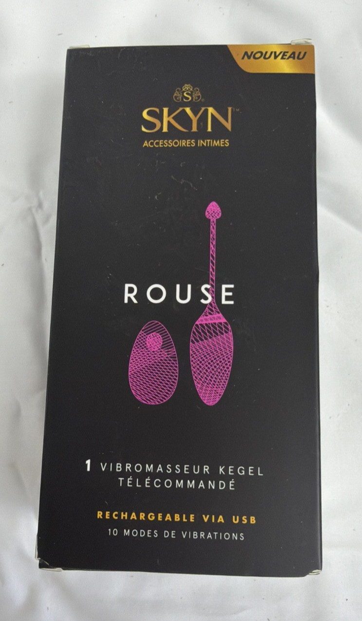 New Skyn Rouse Remote Controlled Kegel Massager 10 Vibration Modes