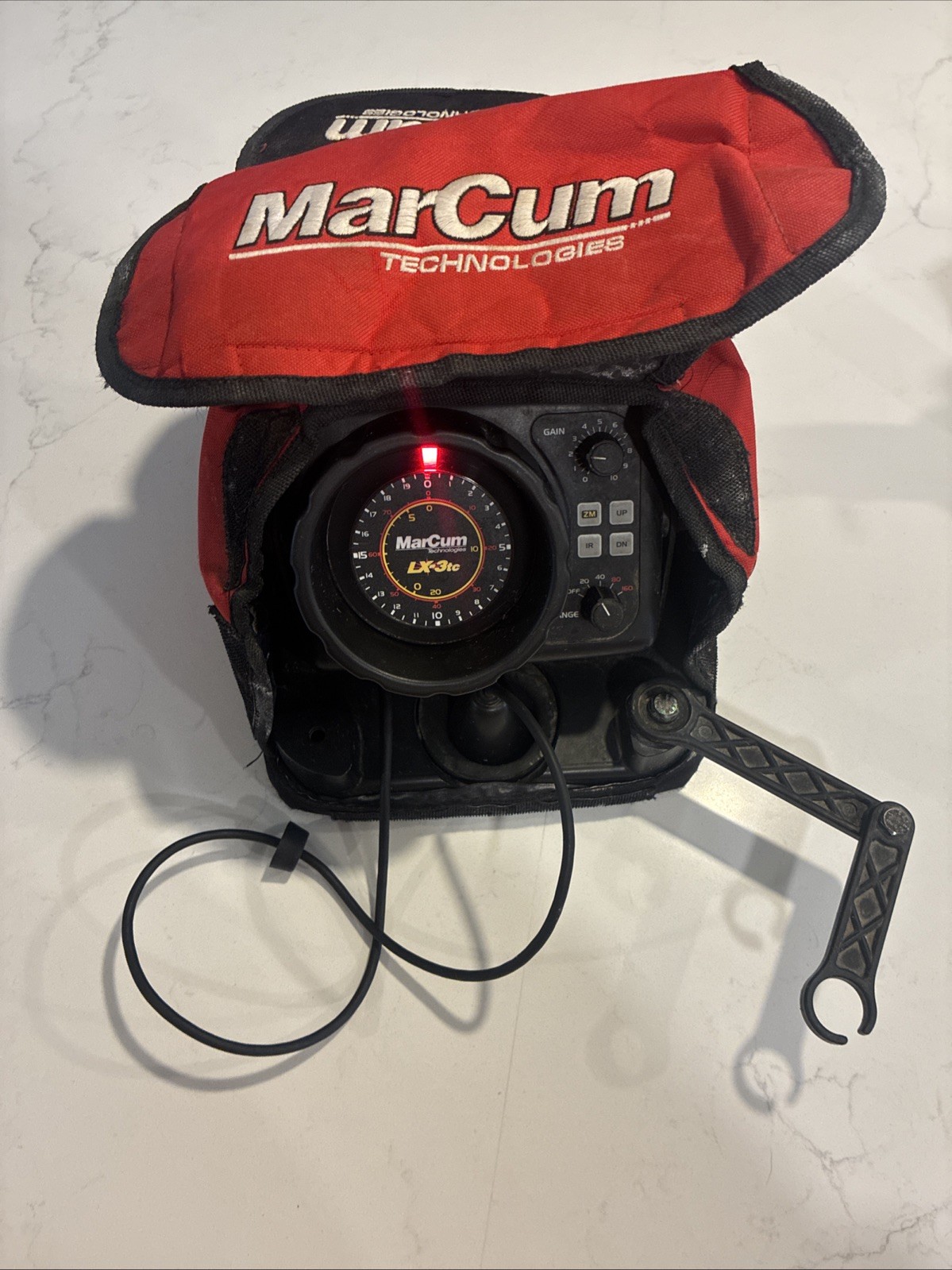 Great - MarCum LX-3TCI True Color Sonar Flasher System Ice FISHING Fish Finder
