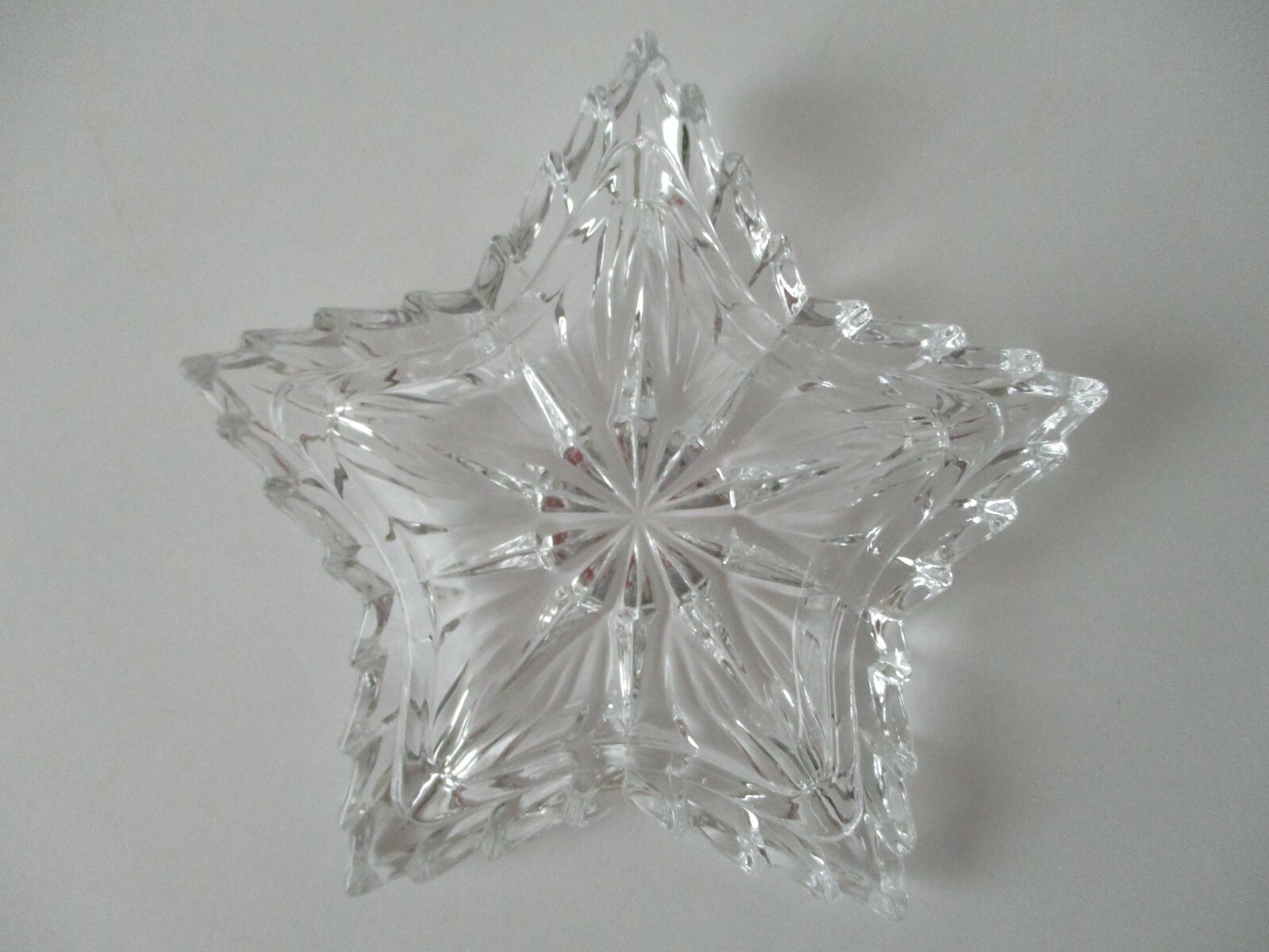 Lead Crystal STAR Jewelry Trinket Box