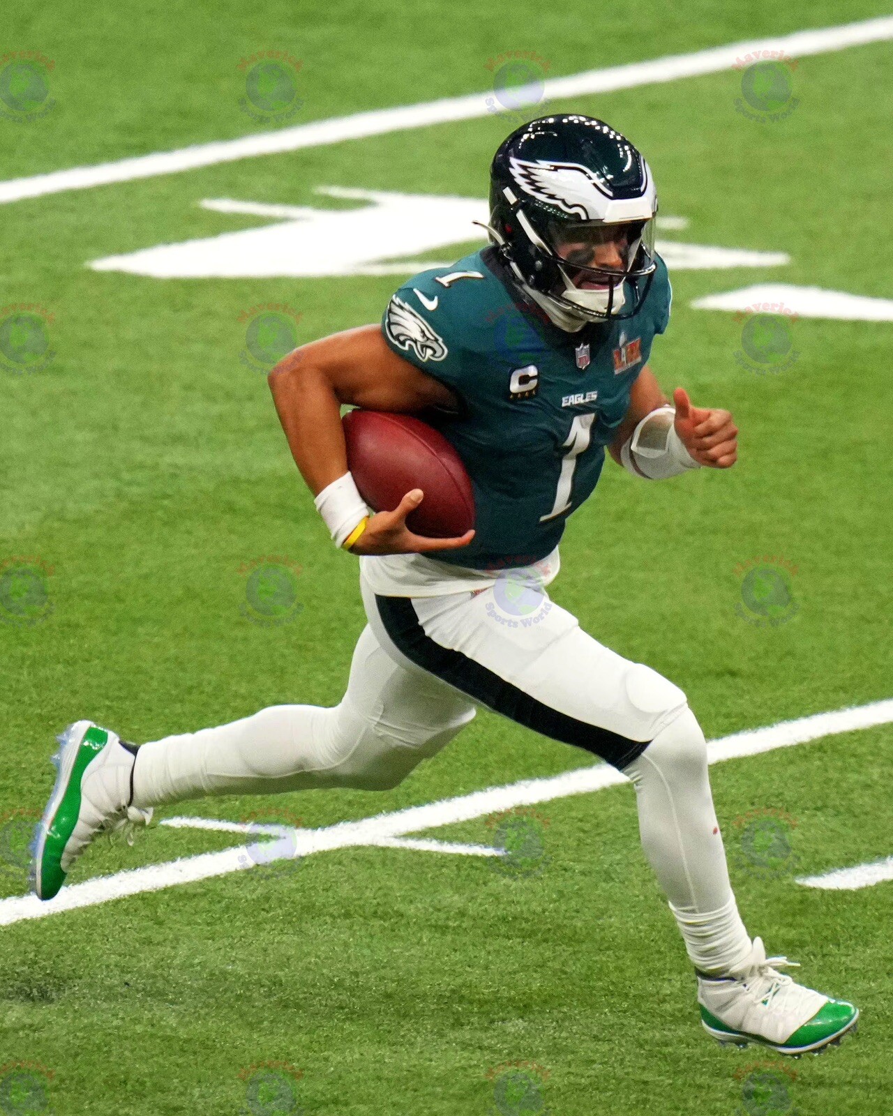 8x10 Photo JALEN HURTS Philadelphia Eagles QB NFL MVP Super Bowl 59