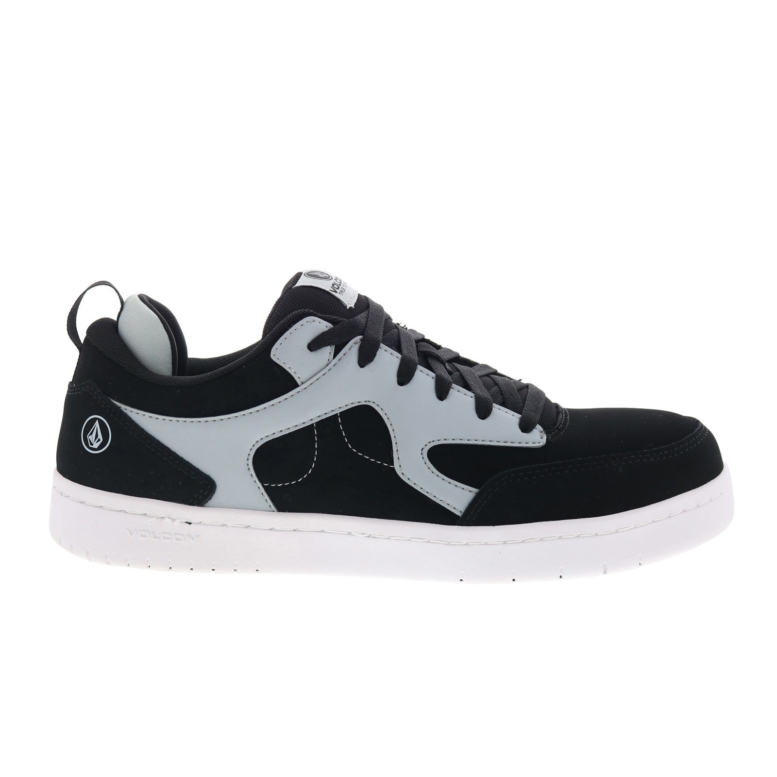 Volcom Workwear Vitals Composite Toe Slip Resistant Mens Black Work Shoes