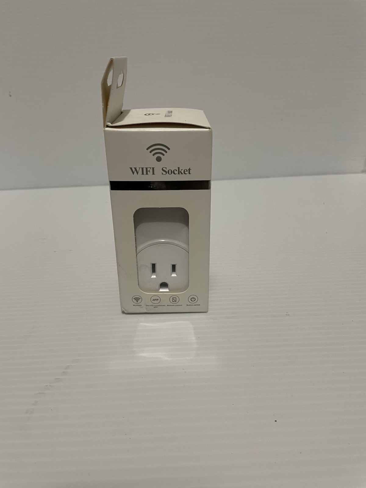 Wi-Fi Smart Plug App-Controlled Outlet Adapter White iOS/Android