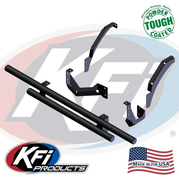 KFI Double Tube Rear Bumper Black Polaris Xpedition ADV XP & 5 2024-2026