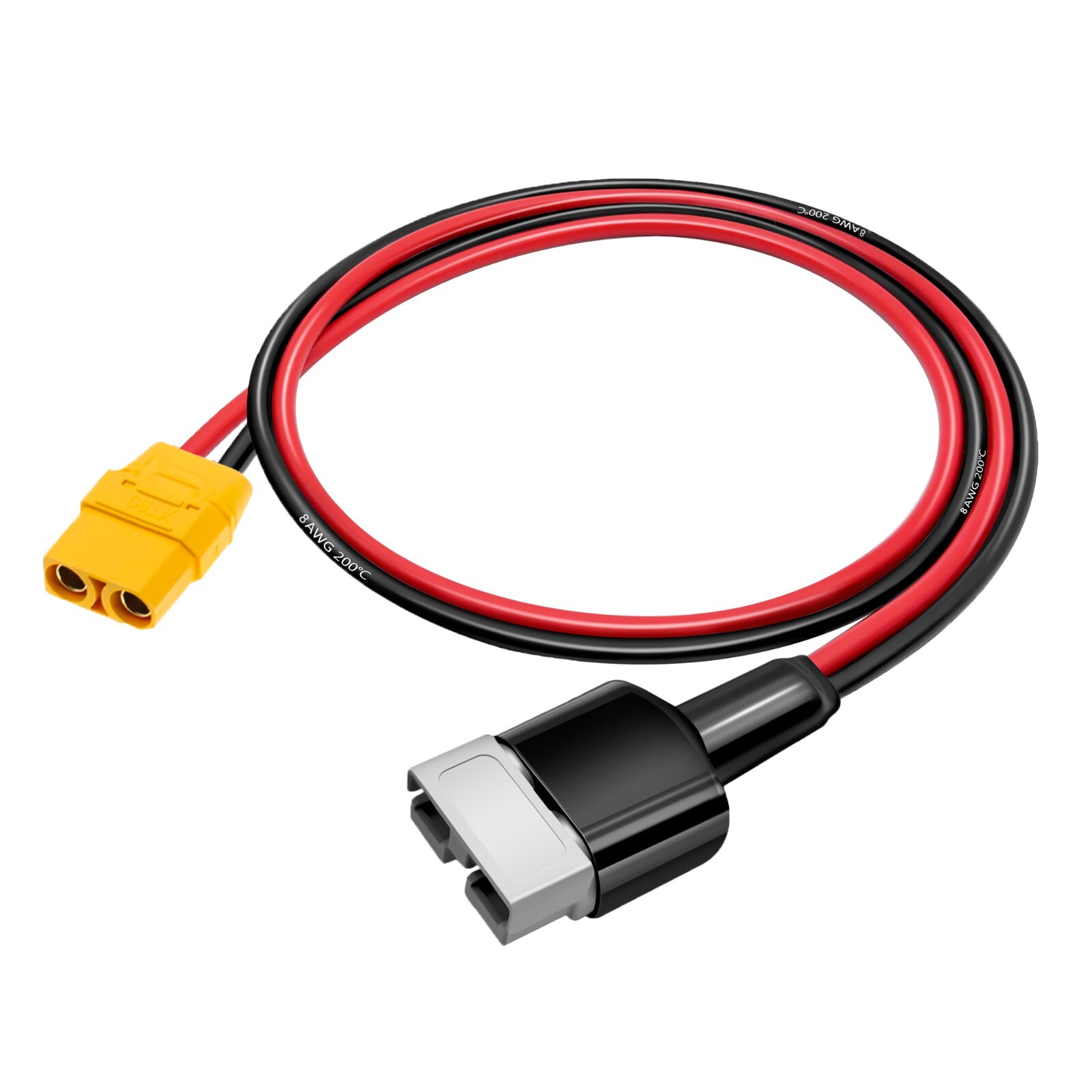 8 AWG Battery Cable for Anderson 50A SB50 50 Amp Connector to XT90 Female Male