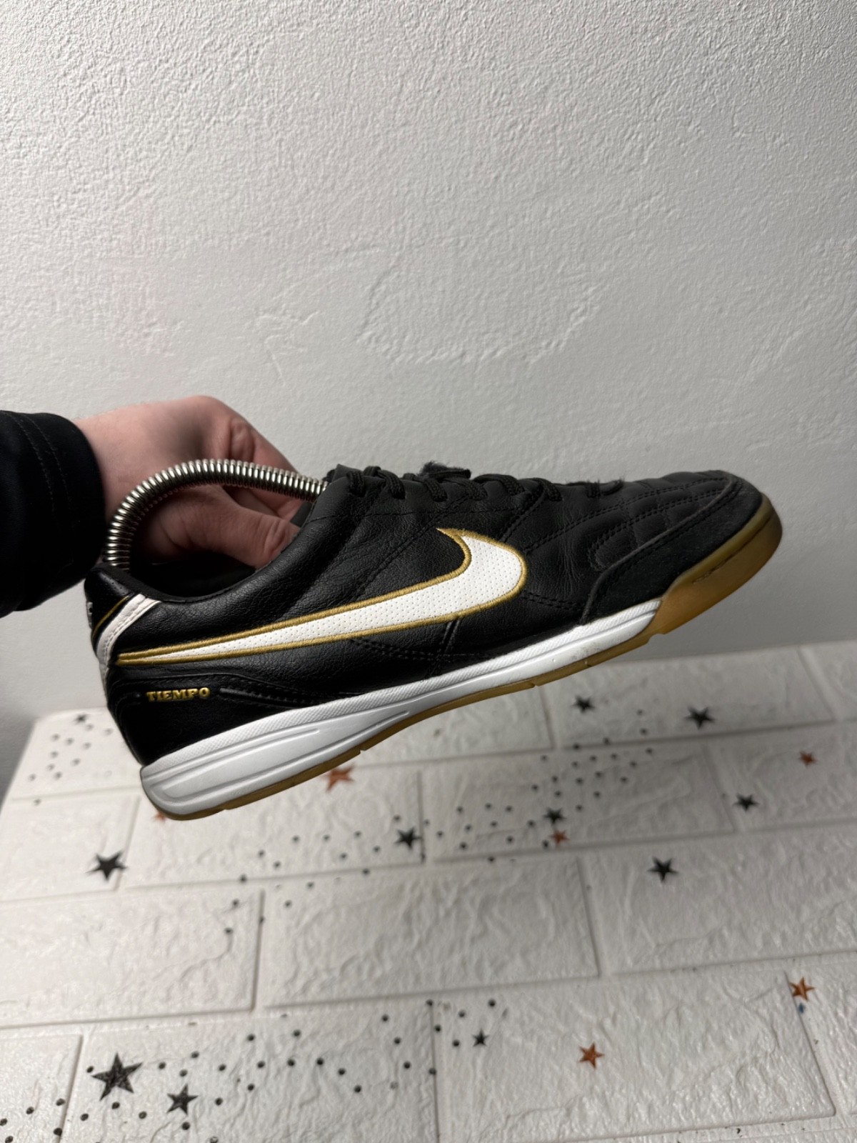Nike Tiempo Mystic III IC US7 UK6 EUR40 Leather boots Soccer Football 366184-018