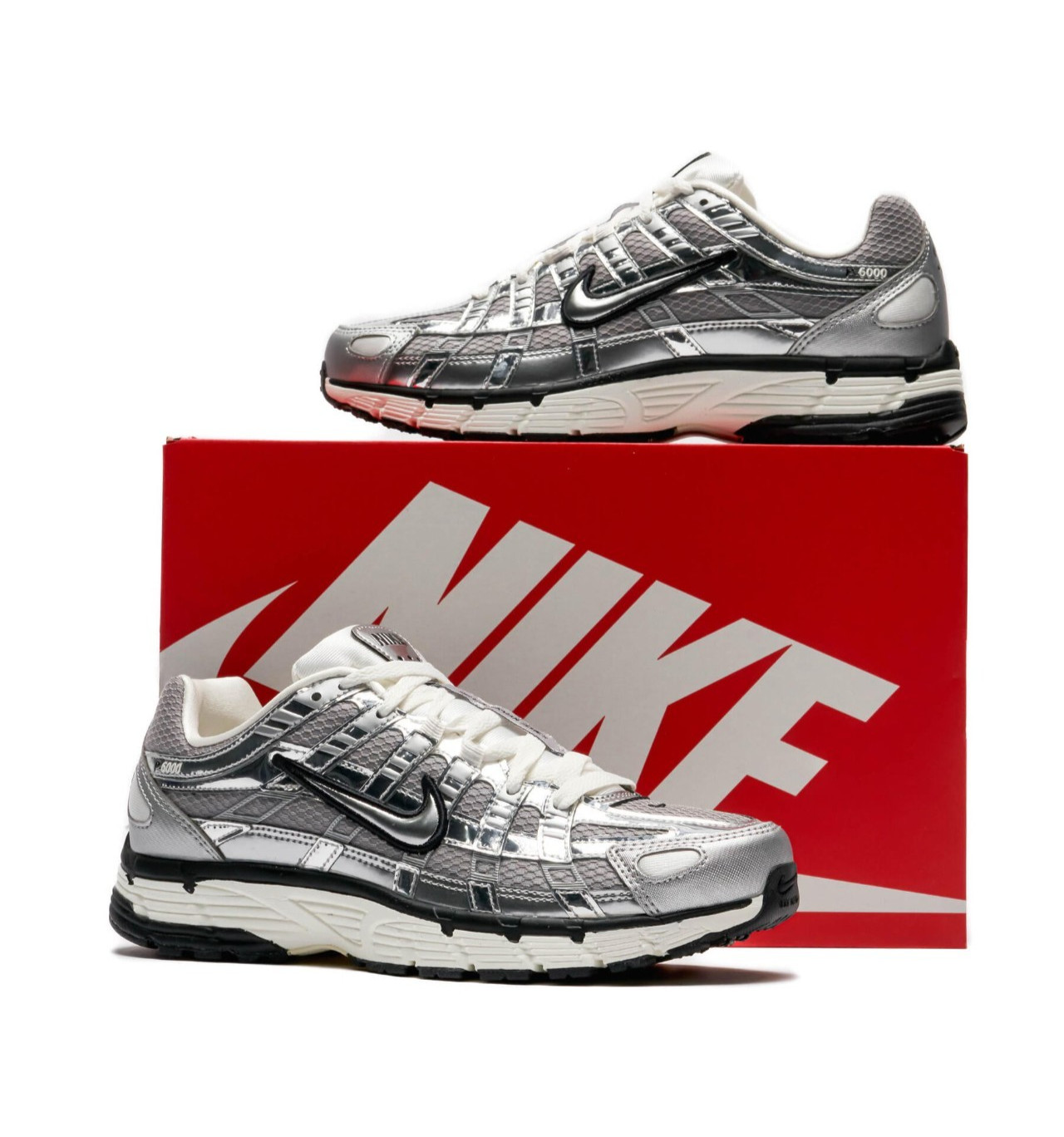 Nike P-6000 Metallic Silver CN0149-001 Men's Size New