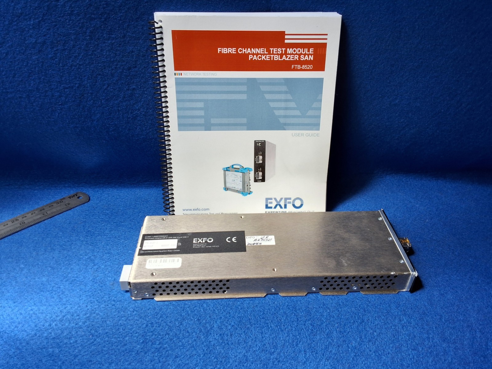 EXFO Packet Blazer SAN FTB-8520-2 w/ Manual.