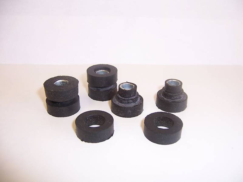SET OF 4 UNIVERSAL VIBRATION MOUNT ISOLATOR 3/4" OUTER DIAMETER FOR 1/4" BOLT