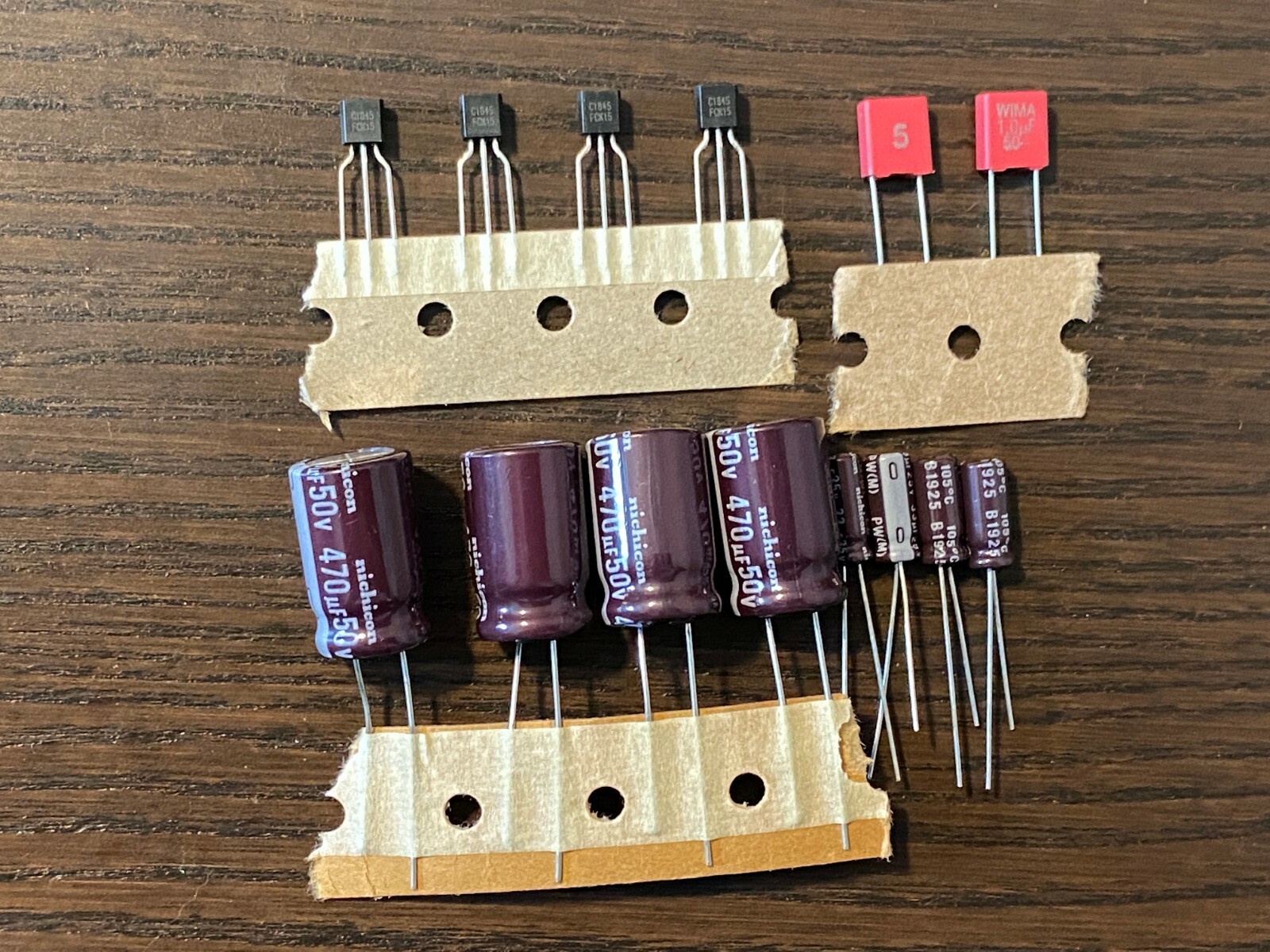 Sansui F-2856 Driver Board Rebuild Recap Kit for G-5000 G-6000 G-7000 G-701
