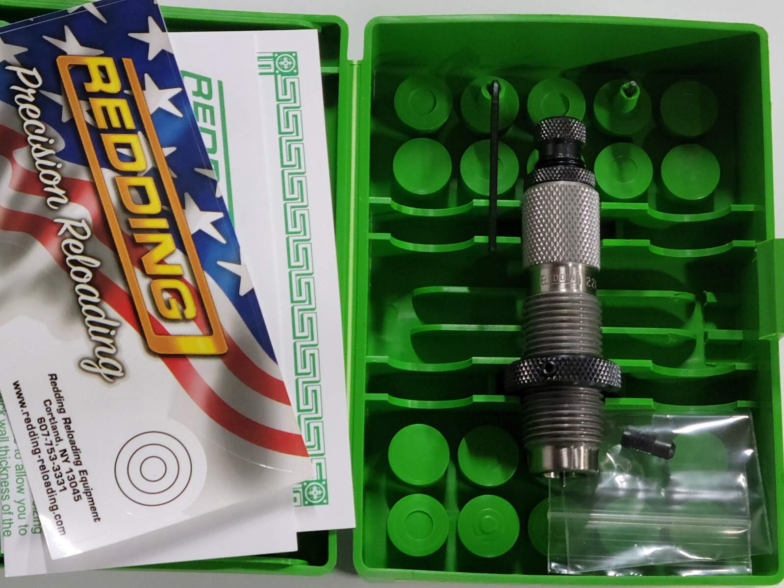 77107 REDDING TYPE-S FULL LENGTH BUSHING SIZING DIE 220 SWIFT NEW FRE SHP