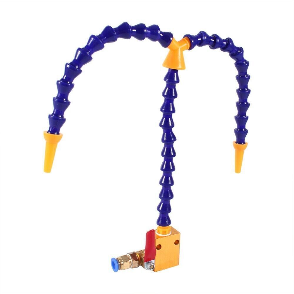 Bidirection Mist Coolant Lubrication Spray System For 8mm Air Pipe CNC Lathe AO