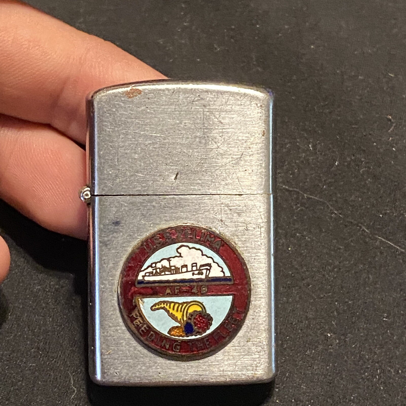 Original Vietnam War Penguin Lighter US Navy USS Zelima