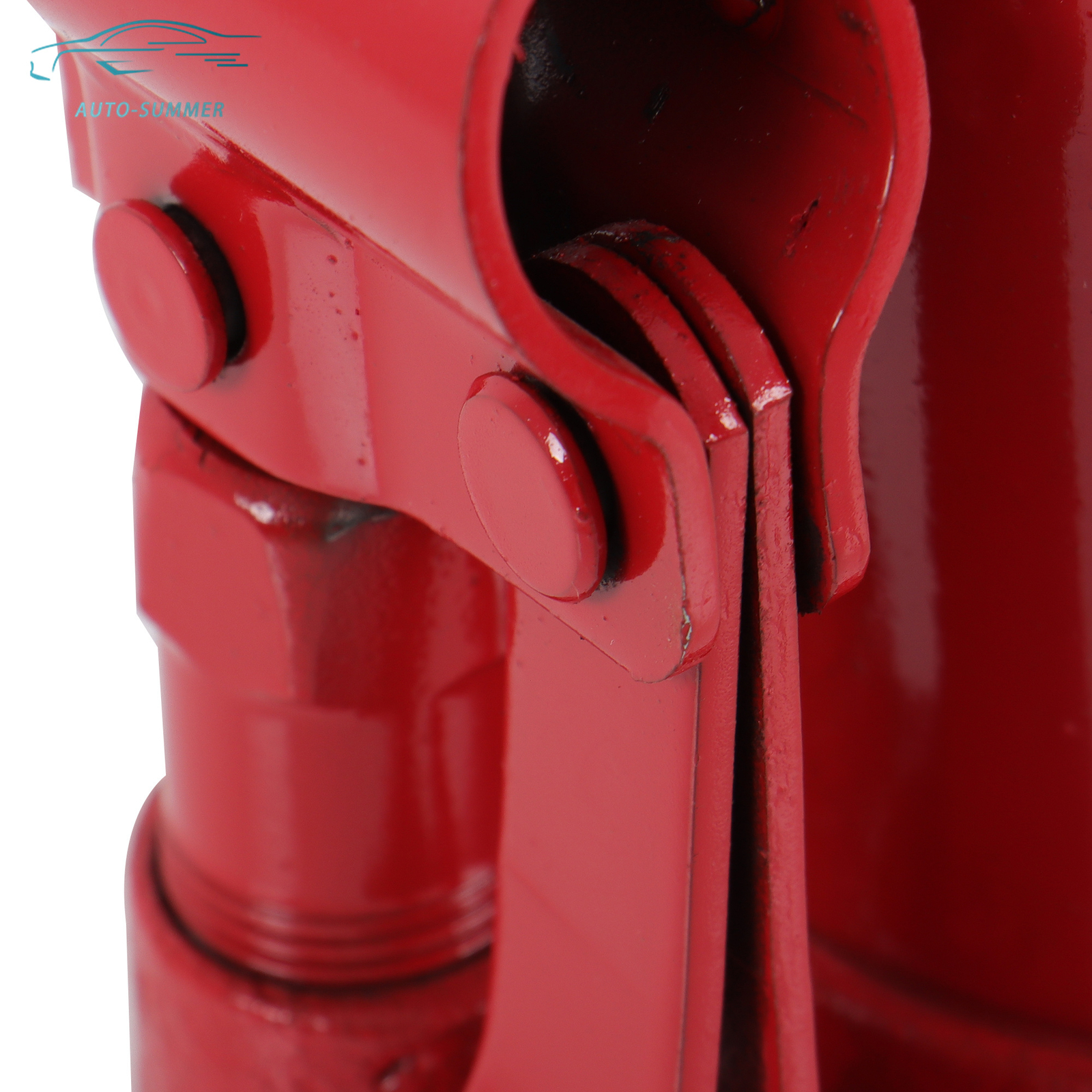 Red 6Ton Welded Portable Bottle Jack Heavy Duty Car Lift Repair Tool