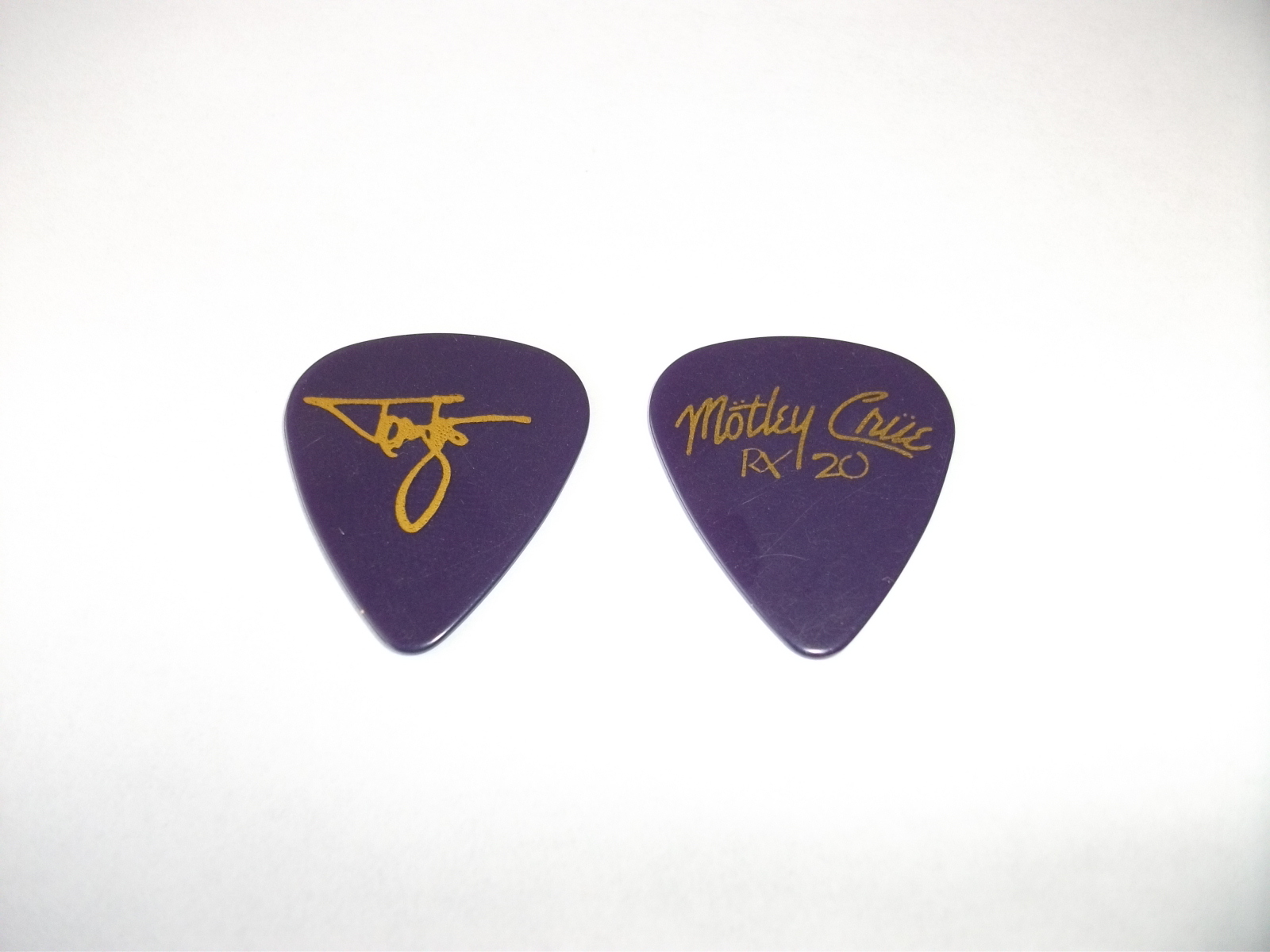 Motley Crue RX20 Tommy Lee Gold Purple Pick