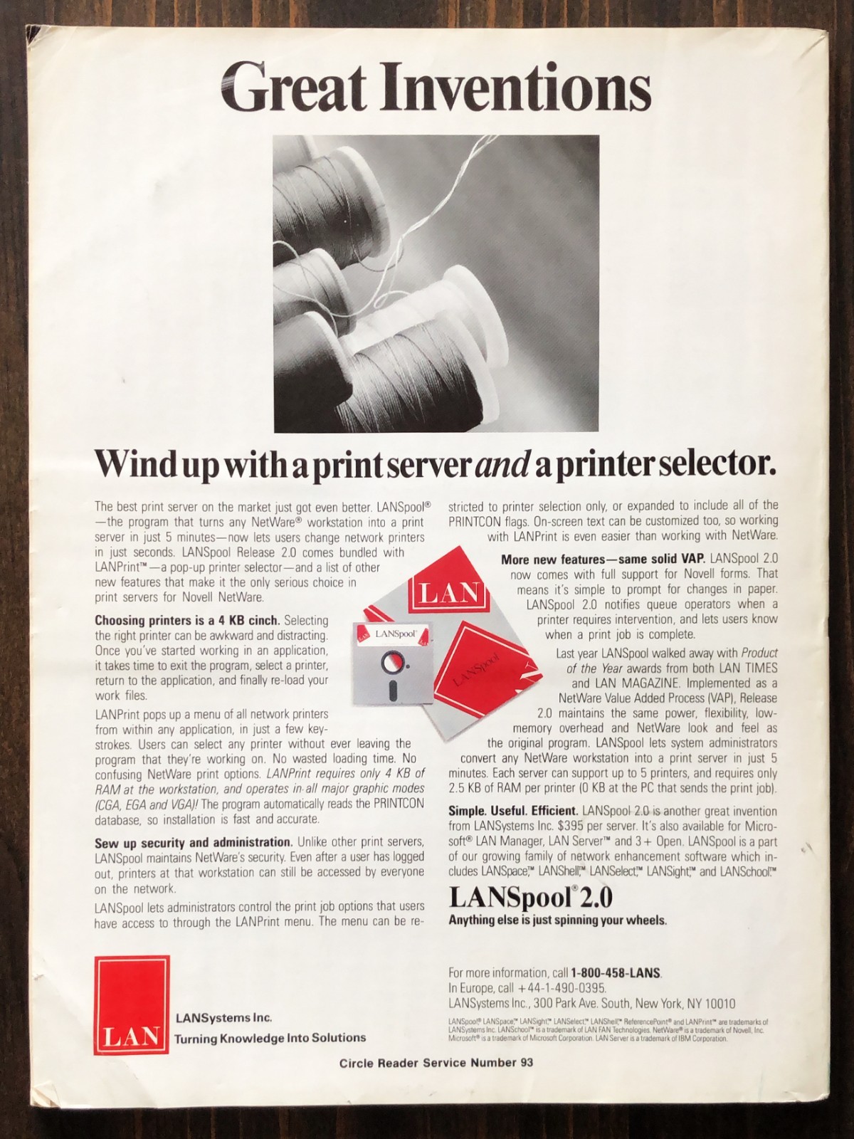 1990 LAN Local Area Network Magazine - Lot 0f 1 (June)