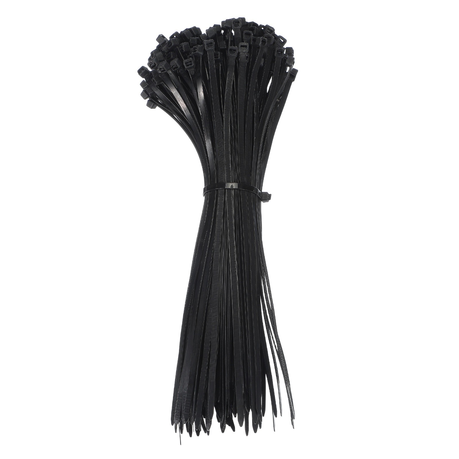 200Pcs 12 Inch x 5.1 mm Zip Ties, Self-Locking Nylon Wire Cable Ties Black