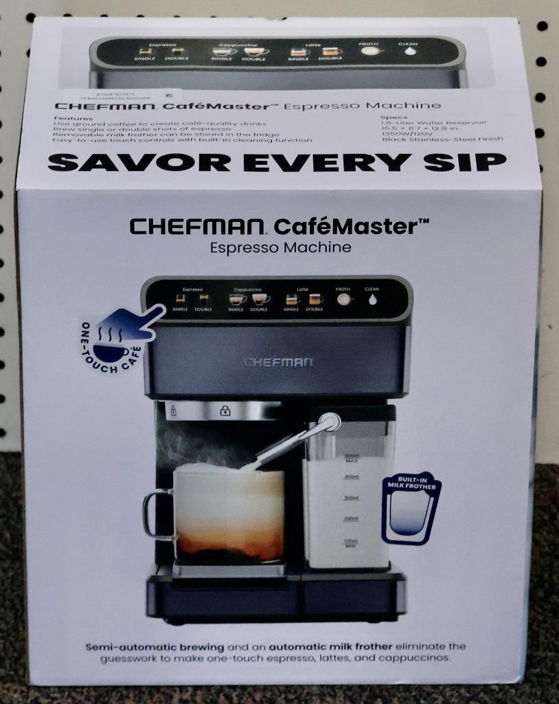 NEW - Chefman Cafemaster Espresso Machine