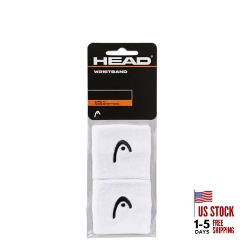 Unisex – Adult's 2.5 Inch - Black - - Adults, Tennis One Size Sweatband White