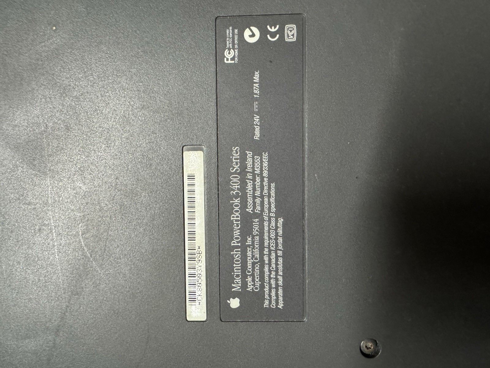 Apple Macintosh PowerBook 3400 Series