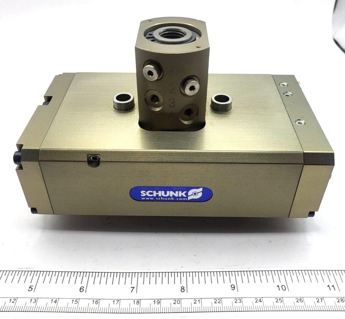 SCHUNK OSE-A34-4 PNEUMATIC ROTARY ACTUATOR UNIT 180 DEGREE 354354, 0119G