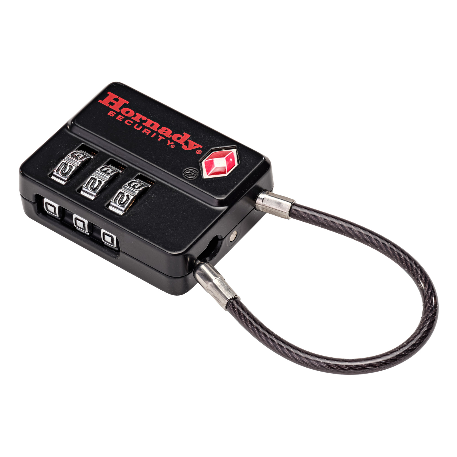 Hornady Flex Micro TSA Lock Black Travel Luggage Bag Cable Lock Secure Airport