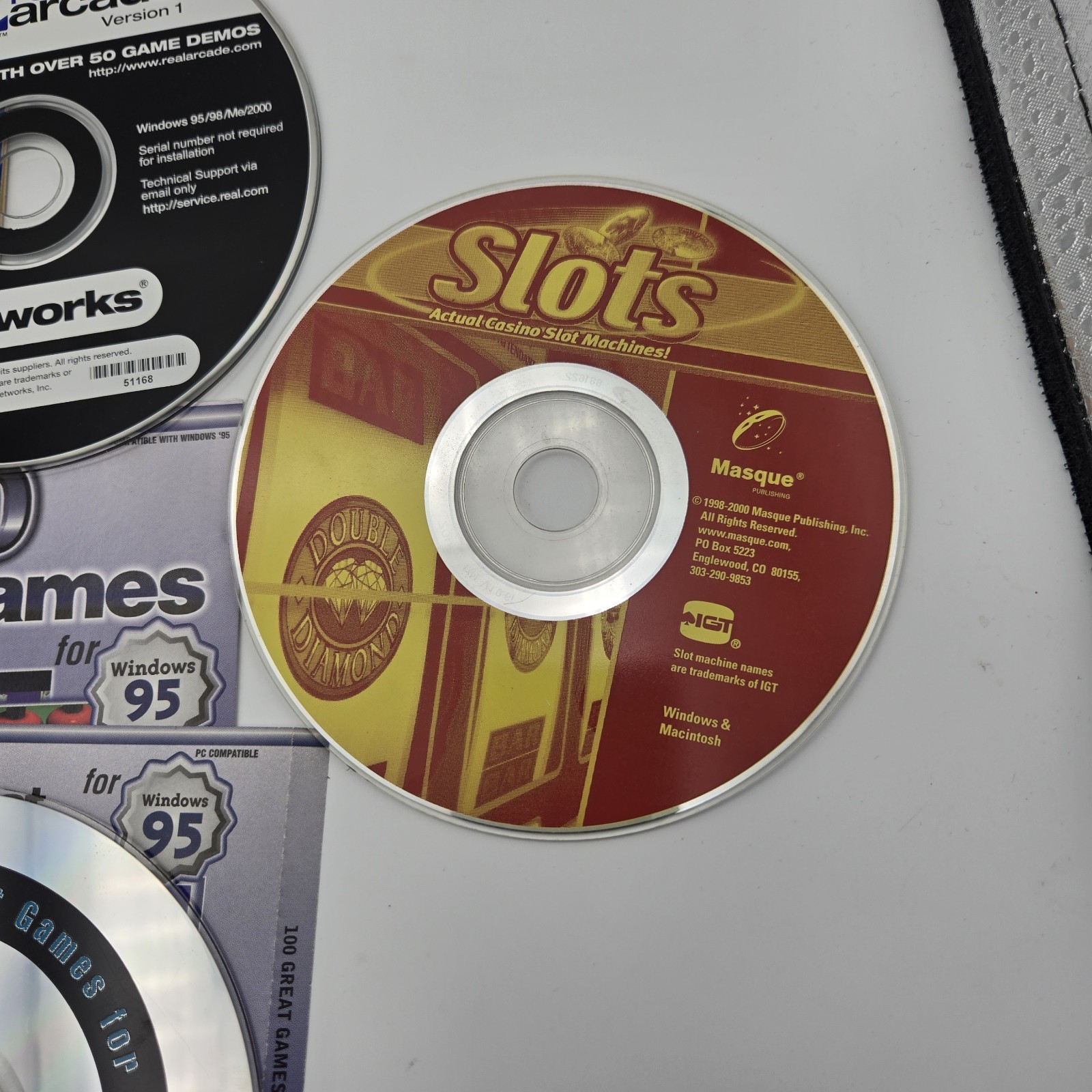 Cdrom Arcade Bundle WIN95/98 Real Arcade...