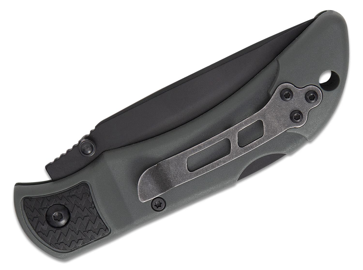 New Outdoor Edge FieldLite Lockback Folding Knife, Black FLK-33C