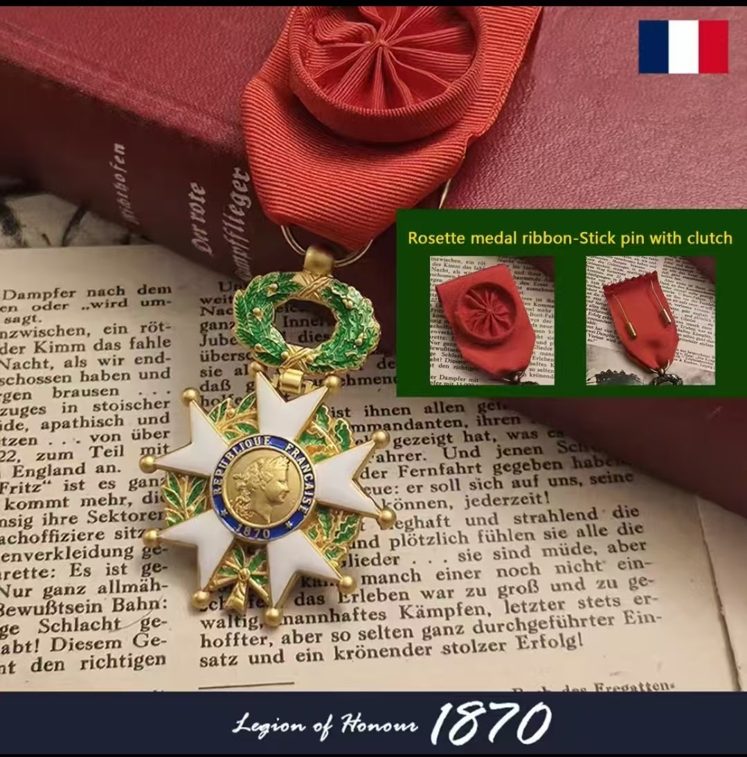 French Knight & Officer grade Legion of Honour, Invalides Medal  Replica