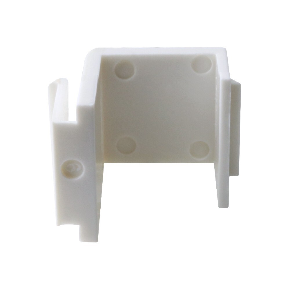 Construct Pro Blank Keystone Snap-in (10 Pack, White)