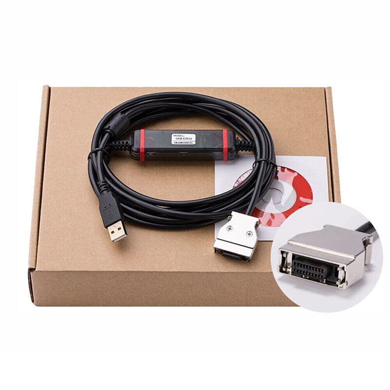 1PC New for Omron CPM1 CPM1A CPM2A CQM1 C200HS USB-CIF02 PLC Programming Cable