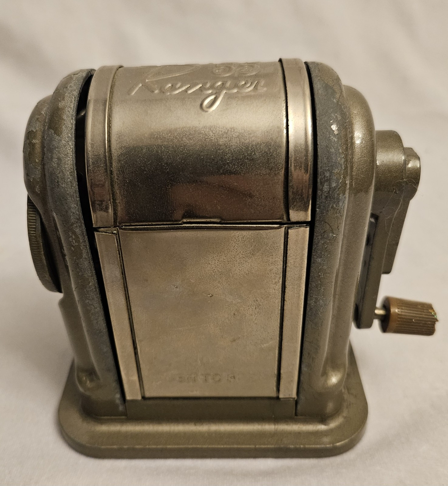 Boston Ranger 55 Vintage 6 Hole Adjustable Point Selector Pencil Sharpener
