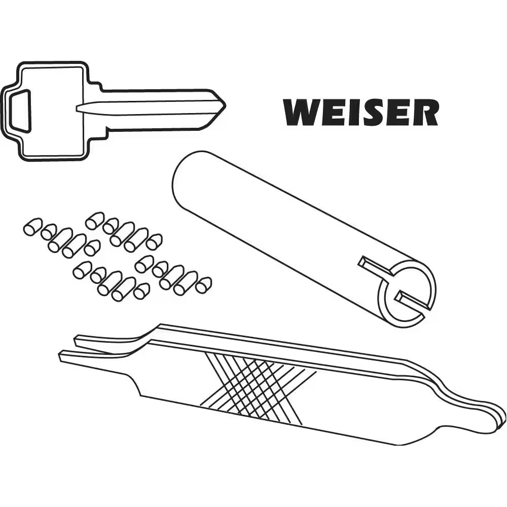 Weiser, Five-Pin, Re-Keying Kit