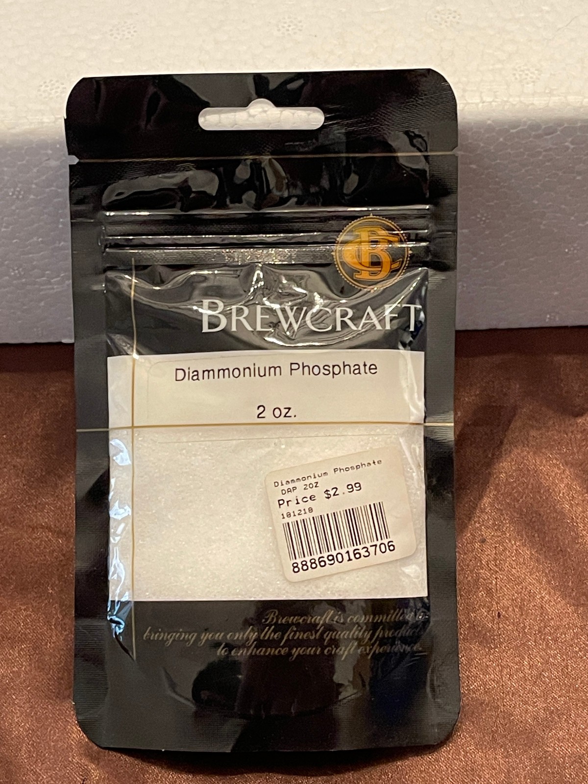 Diammonium Phosphate 2 ounces, Yeast Nutrient for Beer and Wine Making