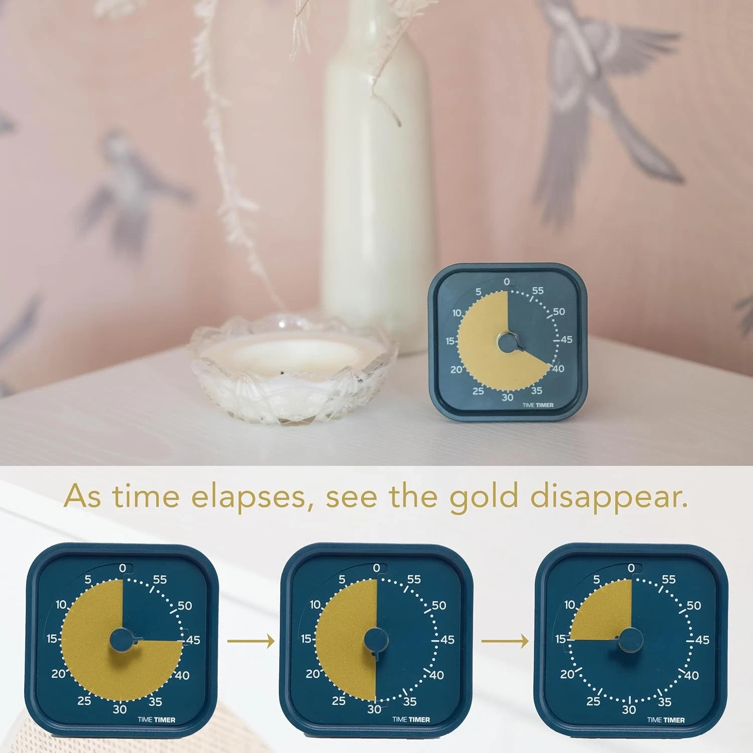 MOD - Home Edition - Individual Sized 60 Minute Visual Countdown Timer for ADHD,
