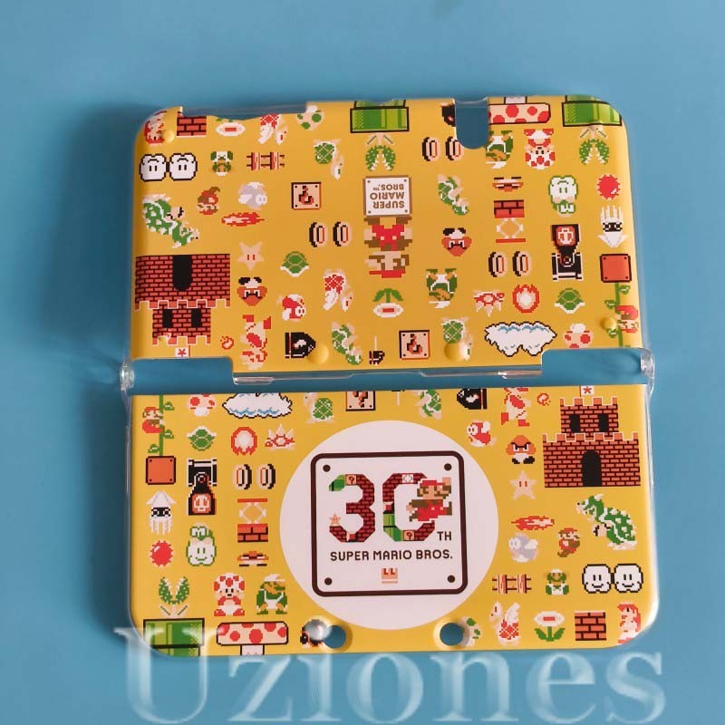 Snap on Case Top&Bottom Protective Cover Shell For Nintendo New 3DS XL /LL Mario
