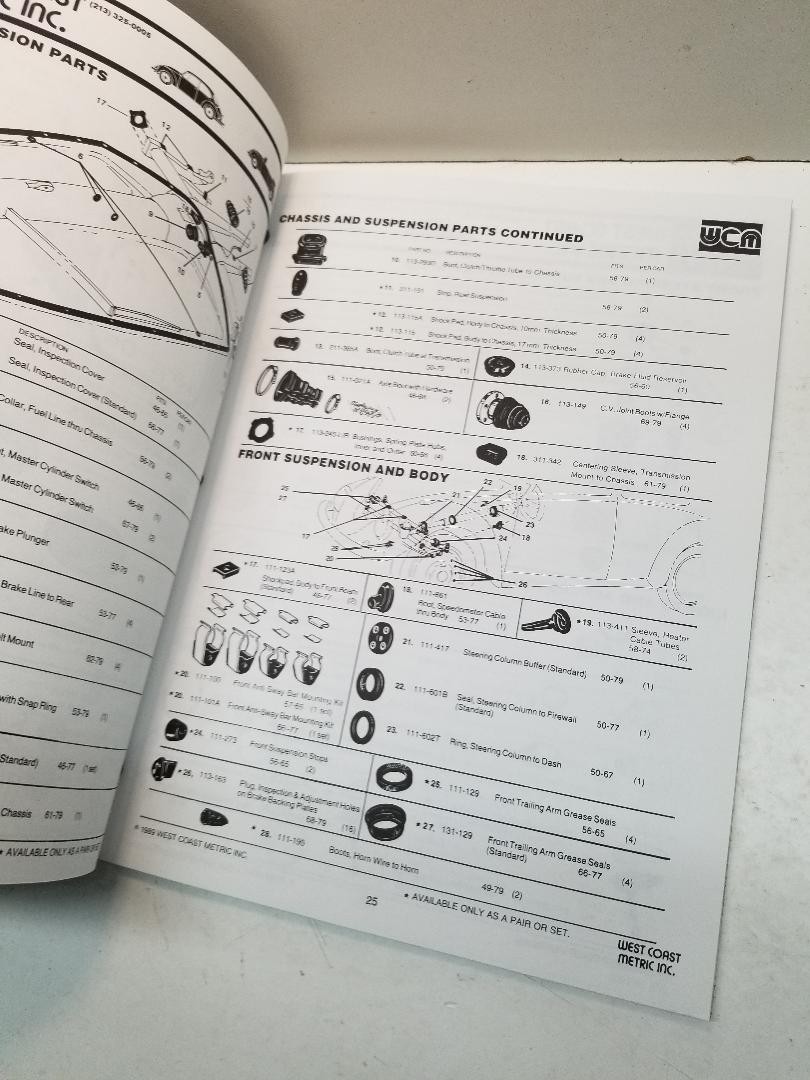 1989 West Coast Metric Catalog No. 8
