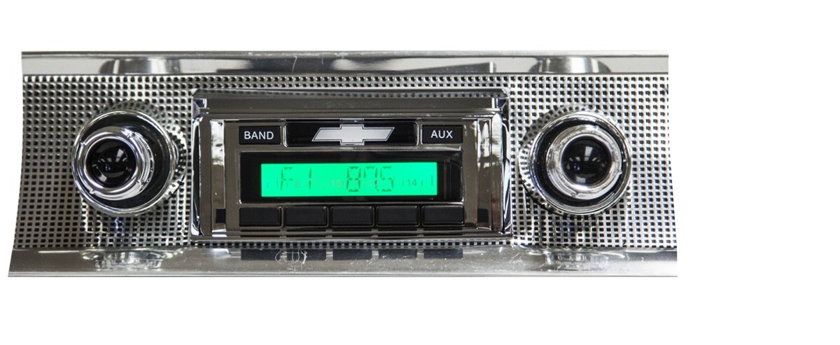 1957 57 Chevy Belair Nomad USA 230 AM/FM Radio Aux CUSTOM FIT  VINTAGE LOOK