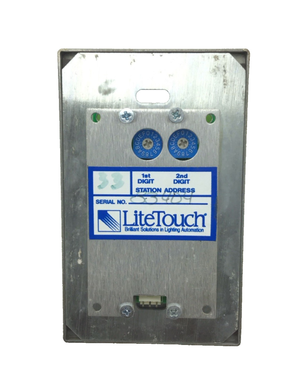 LiteTouch/ Savant 9-Button E-Series Data Input Keypad (Almond)