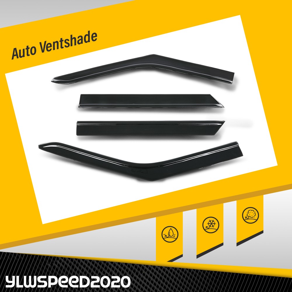 Fit For 2020-2025 Ford Explorer Window Rain Guards Visors Shield Out-Channel