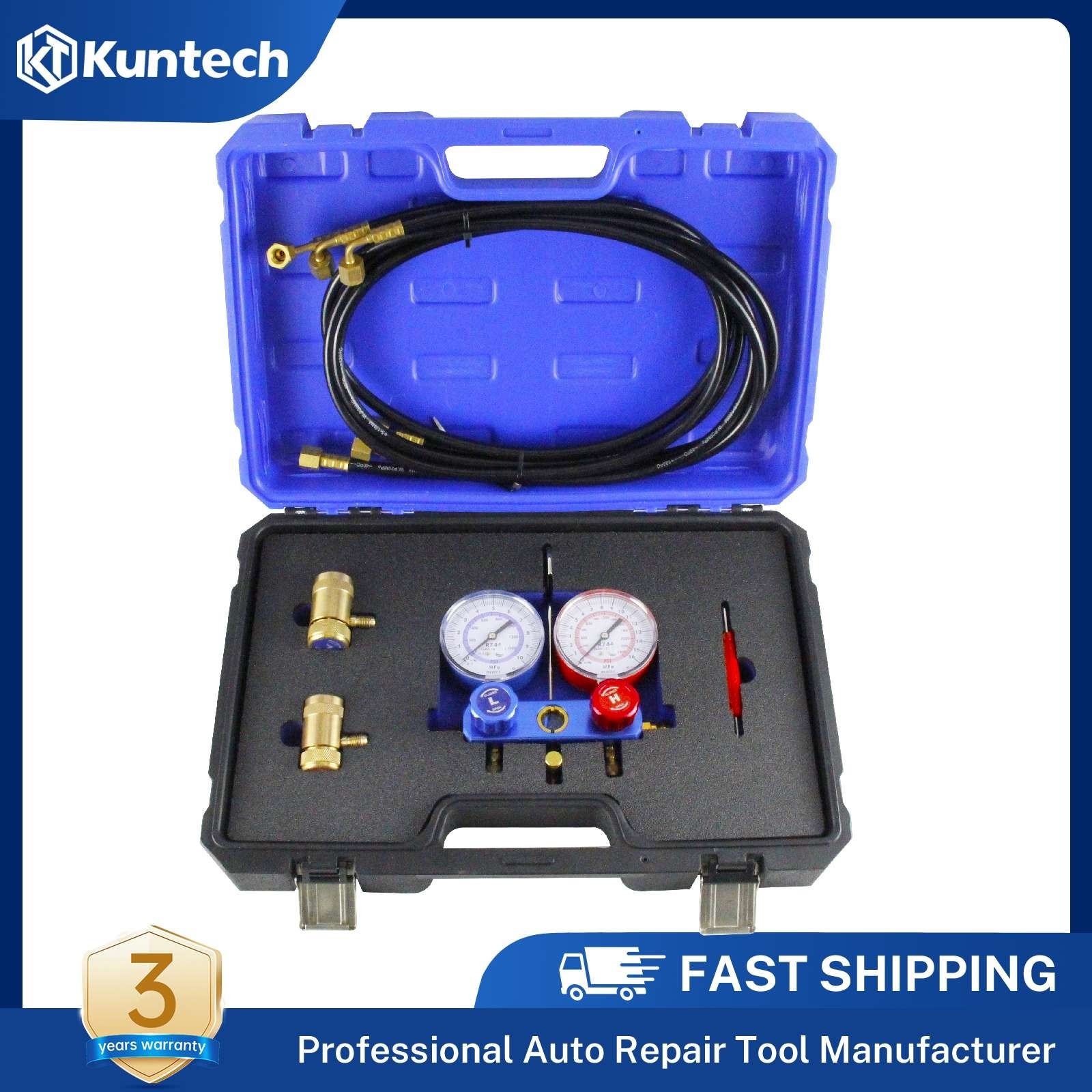 R744 High-pressure CO₂ A/C Manifold Gauge Kit Refrigeration Recharge