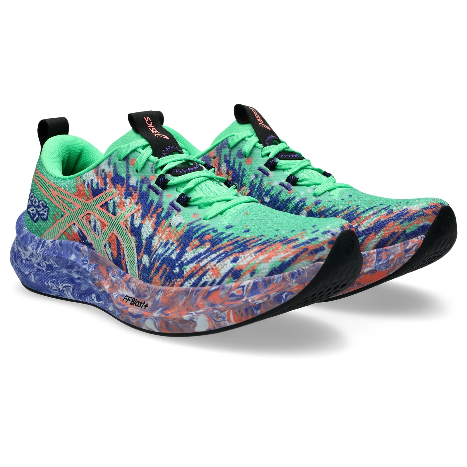 ASICS Men's Noosa TRI 16 Running Shoes, Vital Green/Cobalt Burst