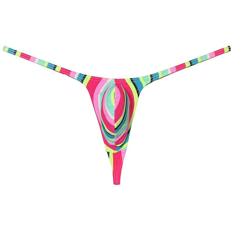 Men G-String Big Pouch Thong T-back Bikini String Briefs Cheeky Brazil Underwear