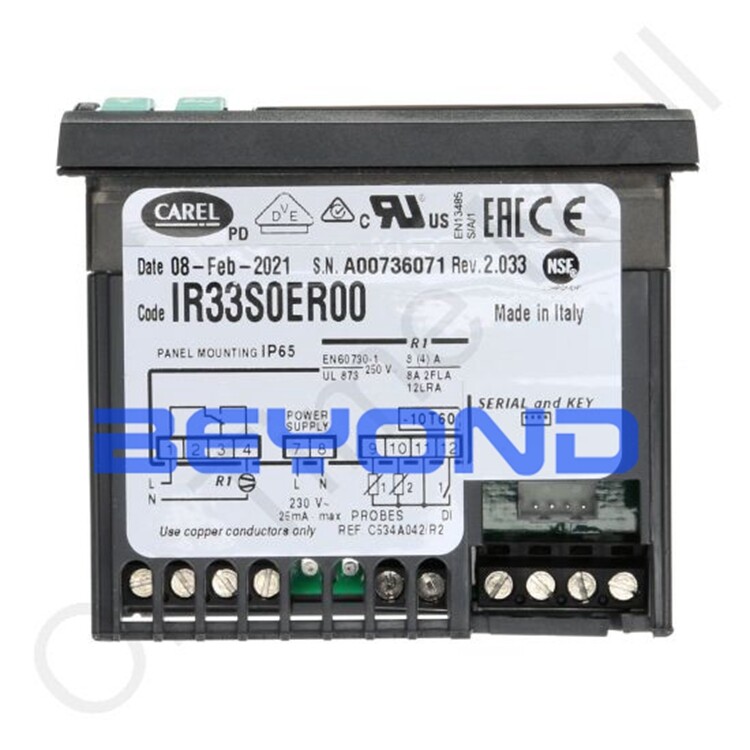 1pc new in box CAREL IR33S0ER00 Temperature Controller IR33SOEROO