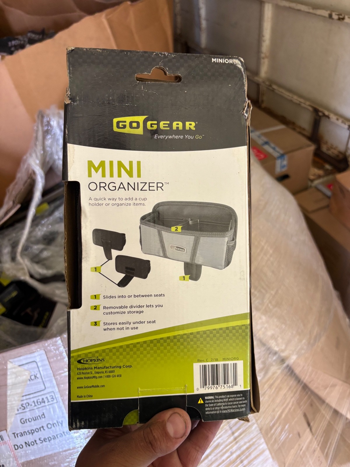 New Go Gear mini car organizer