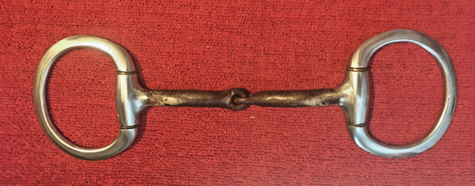 Eggbutt Snaffle Sweet Iron Jointed Bit 5"