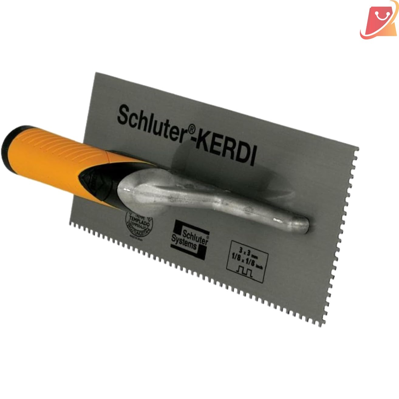Kerdi Square-Notch Trowel Metal 1/8x1/8 for Tile Membranes Installation