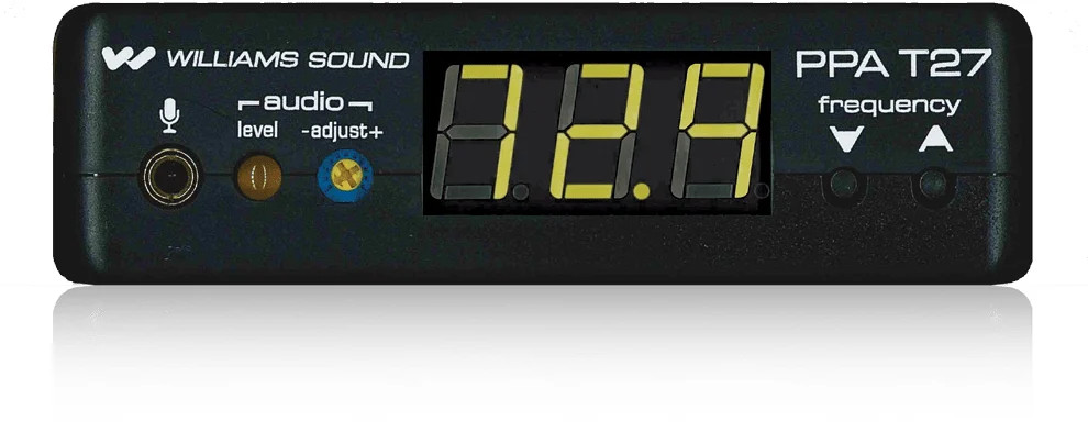 Williams AV PPA-T27 Personal PA SelectView FM Transmitter, 72-76MHz