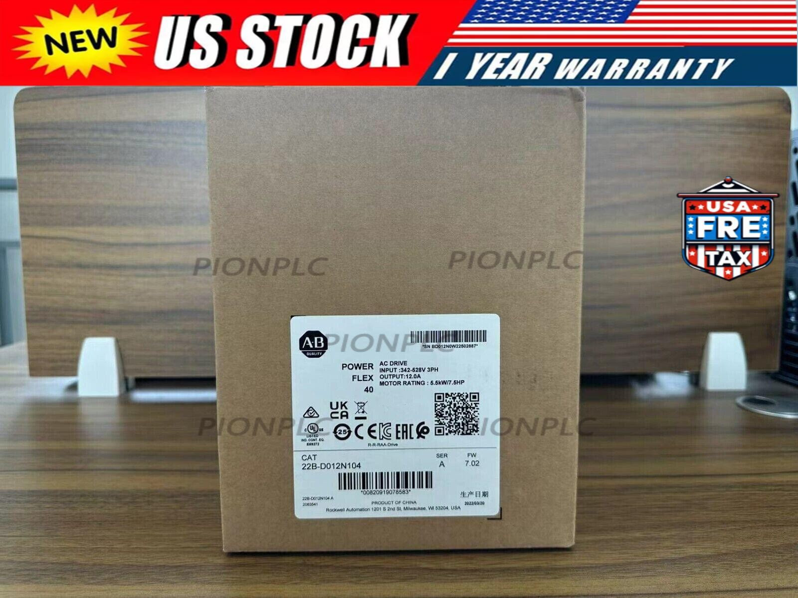 NEW Sealed AB 22B-D012N104 PowerFlex 40 5.5 kW 7.5 HP AC Drive US Free Tax