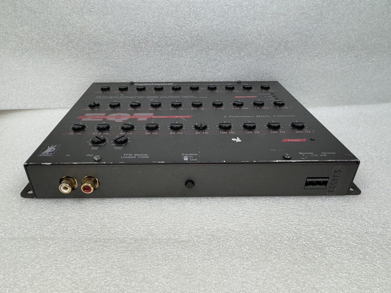 AudioControl EQT Series II One-Third Octave Constant-Q Precision Equalizer