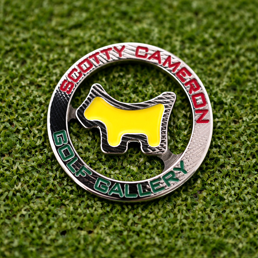 Scotty Cameron Gallery DOG COIN Ball Marker Red Yellow Green NEW